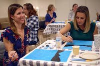 Military spouses participated in USO Yokosuka's Military Spouse Appreciation Night